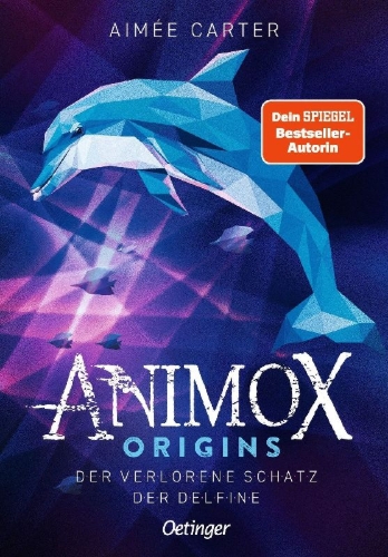 Buchcover und Innenansicht für das Buch: Animox Origins 1. Der verlorene Schatz der Delfine