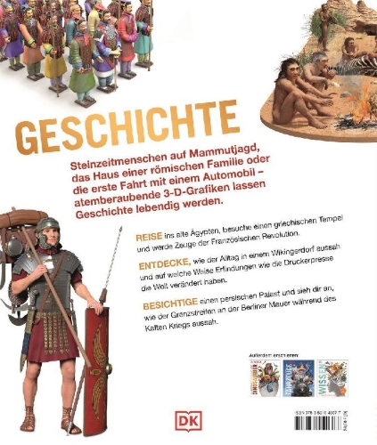 Buchcover und Innenansicht für das Buch: DK Wissen. Geschichte