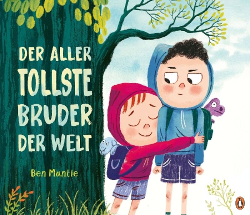 Buchcover und Innenansicht für das Buch: Der allertollste Bruder der Welt
