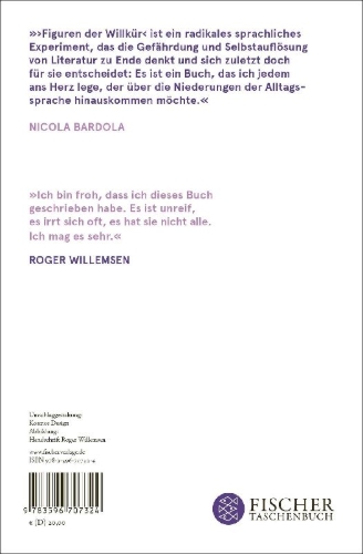 Buchcover und Innenansicht für das Buch: Figuren der Willkür