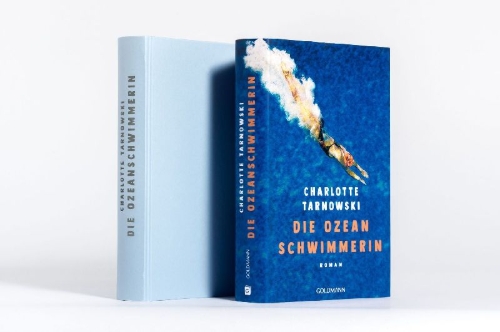 Buchcover und Innenansicht für das Buch: Die Ozeanschwimmerin
