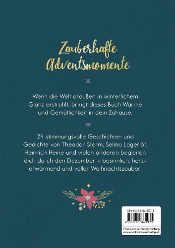 Buchcover und Innenansicht für das Buch: Kerzenschein-Geschichten