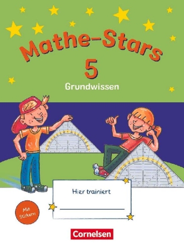 Buchcover und Innenansicht für das Buch: Mathe-Stars - Grundwissen - 5. Schuljahr