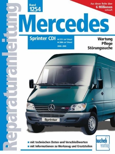 Buchcover und Innenansicht für das Buch: Mercedes Sprinter CDI 2000 bis 2005