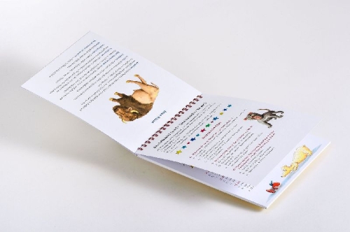 Buchcover und Innenansicht für das Buch:  Der kleine Drache Kokosnuss - Quizblock Tiere