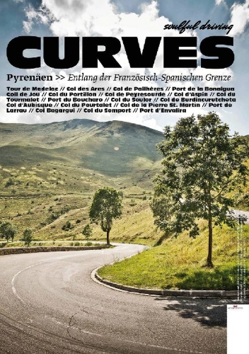 Buchcover und Innenansicht für das Buch: CURVES 04. Pyrenäen