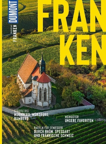 Buchcover und Innenansicht für das Buch: DUMONT Bildatlas Franken