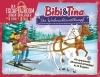 Buchcover und Innenansicht für das Buch: Bibi & Tina - Der Weihnachtswettkampf