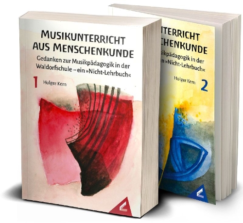 Buchcover und Innenansicht für das Buch: Musikunterricht aus Menschenkunde