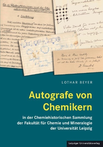 Buchcover und Innenansicht für das Buch: Autografe von Chemikern