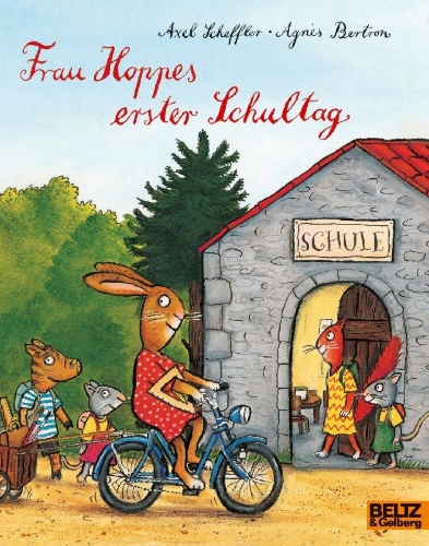 Buchcover und Innenansicht für das Buch: La rentrée de la maitresse