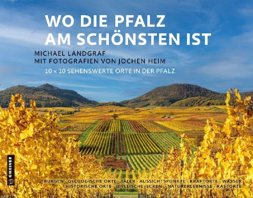 Buchcover und Innenansicht für das Buch: Wo die Pfalz am schönsten ist