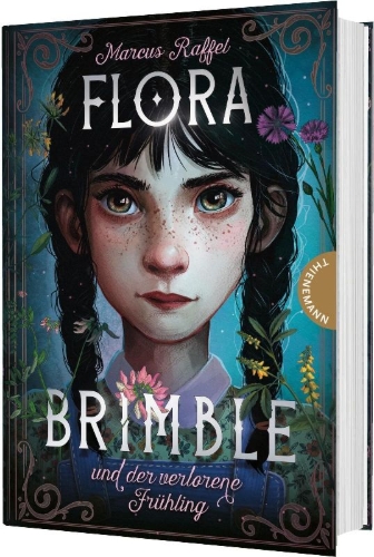 Buchcover und Innenansicht für das Buch: Flora Brimble und der verlorene Frühling