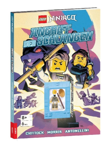 Buchcover und Innenansicht für das Buch: LEGO® NINJAGO® - Angriff der Schlangen