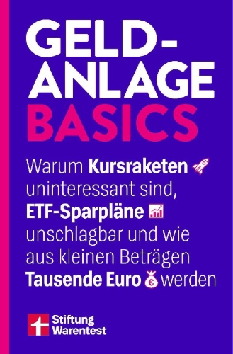 Buchcover und Innenansicht für das Buch: Geldanlage Basics