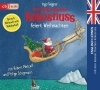 Buchcover und Innenansicht für das Buch: Der kleine Drache Kokosnuss feiert Weihnachten