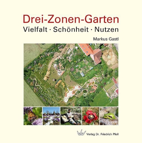 Buchcover und Innenansicht für das Buch: Drei-Zonen-Garten