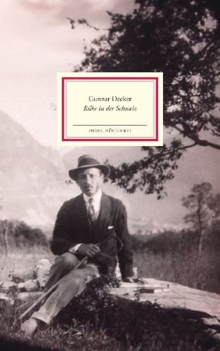 Buchcover und Innenansicht für das Buch: Rilke in der Schweiz