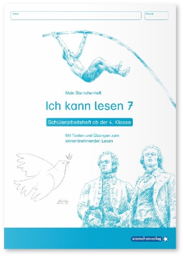 Buchcover und Innenansicht für das Buch: Ich kann lesen 7 - Schülerarbeitsheft ab der 4. Klasse