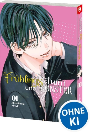 Buchcover und Innenansicht für das Buch: HARU NO ARASHI TO MONSTER