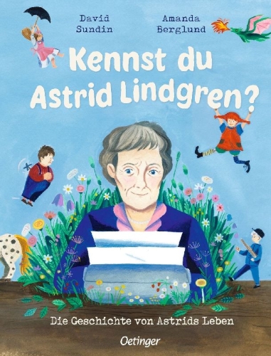 Buchcover und Innenansicht für das Buch: Känner du Astrid Lindgren?