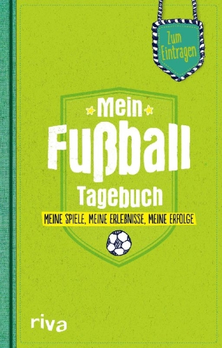 Buchcover und Innenansicht für das Buch: Mein Fußball-Tagebuch