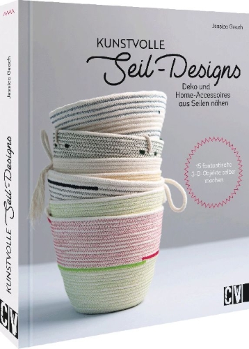 Buchcover und Innenansicht für das Buch: Kunstvolle Seil-Designs