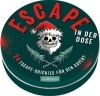 Buchcover und Innenansicht für das Buch: Escape-Adventskalender in der Dose