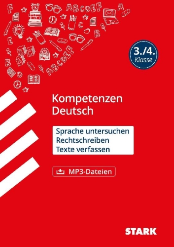 Buchcover und Innenansicht für das Buch: STARK Deutsch 3./4. Klasse - Kompetenzen - Sprache untersuchen, Rechtschreiben, Texte verfassen