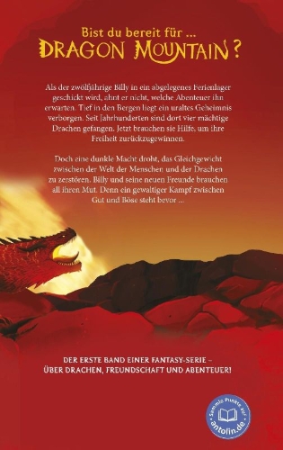 Buchcover und Innenansicht für das Buch: Dragon Mountain (Dragon Realm)
