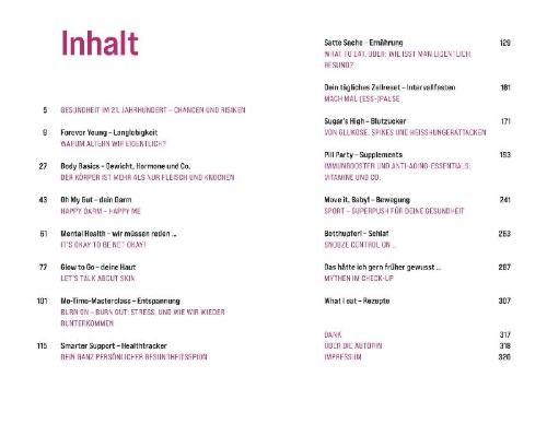 Buchcover und Innenansicht für das Buch: # Health Upgrade