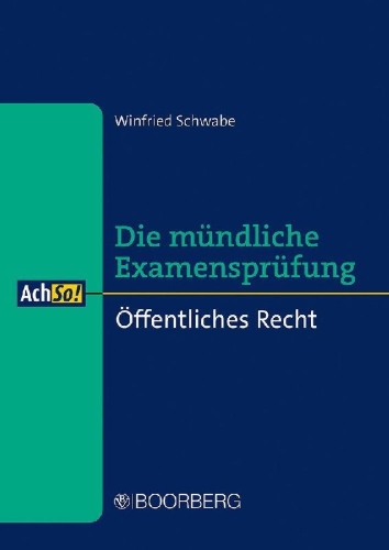 Buchcover und Innenansicht für das Buch: Öffentliches Recht