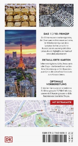 Buchcover und Innenansicht für das Buch: TOP10 Reiseführer Tokyo