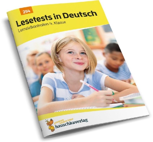 Buchcover und Innenansicht für das Buch: Übungsheft mit Lesetests in Deutsch 4. Klasse