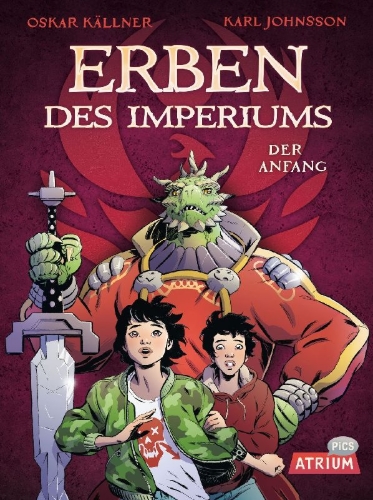 Buchcover und Innenansicht für das Buch: Imperiets arvingar 1- Bortförda