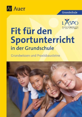 Buchcover und Innenansicht für das Buch: Fit für den Sportunterricht in der Grundschule