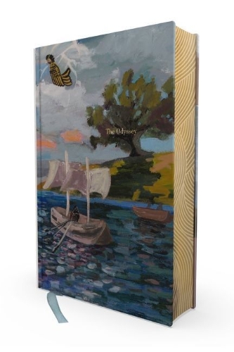 Buchcover und Innenansicht für das Buch: The Odyssey: Deluxe Painted Edition