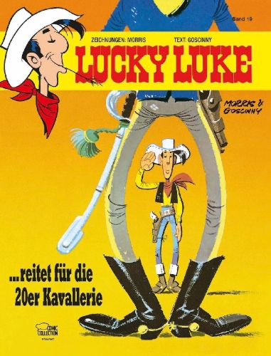 Buchcover und Innenansicht für das Buch: Lucky Luke 27: Le 20ème de cavalerie