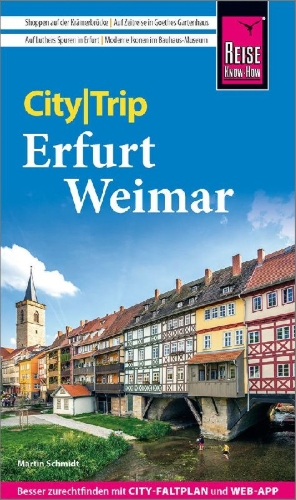 Buchcover und Innenansicht für das Buch: Reise Know-How CityTrip Erfurt und Weimar