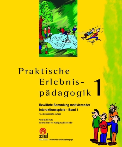 Buchcover und Innenansicht für das Buch: Praktische Erlebnispädagogik 1