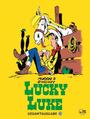 Buchcover und Innenansicht für das Buch: Lucky Luke - Nouvelle Intégrale