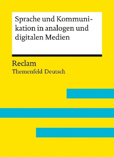 Buchcover und Innenansicht für das Buch: Sprache und Kommunikation in analogen und digitalen Medien