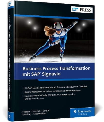 Buchcover und Innenansicht für das Buch: Business Process Transformation mit SAP Signavio