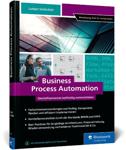 Buchcover und Innenansicht für das Buch: Business Process Automation