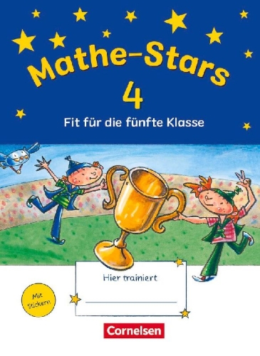 Buchcover und Innenansicht für das Buch: Mathe-Stars - Fit für die 5. Klasse. Übungsheft