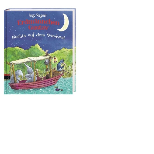 Buchcover und Innenansicht für das Buch: Erdmännchen Gustav - Nachts auf dem Sambesi