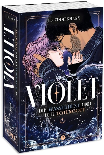 Buchcover und Innenansicht für das Buch: Violet - Die Wasserhexe und der Totengott