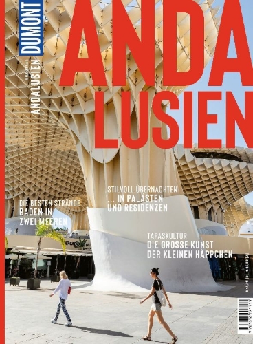 Buchcover und Innenansicht für das Buch: DUMONT Bildatlas Andalusien