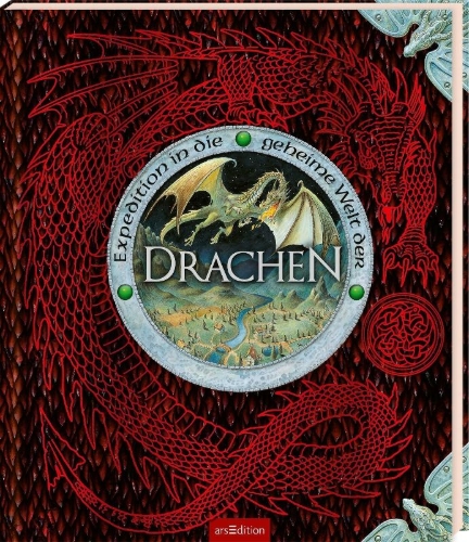 Buchcover und Innenansicht für das Buch: Expedition in die geheime Welt der Drachen