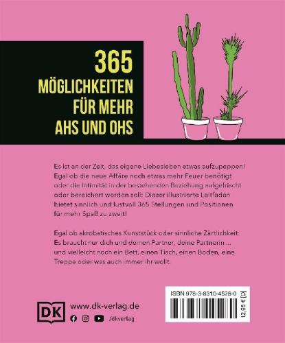 Buchcover und Innenansicht für das Buch: Kamasutra für jeden Tag